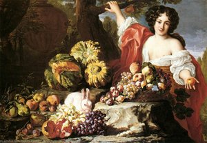 Still-life With A Female Figure — Michele Pace Del Campidoglio