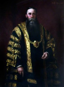 Alderman Thomas William Jacobs, Mayor Of Cardiff (1887–1888) — Samuel Henry William Llewellyn