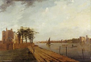 Lambeth Palace from Millbank, London