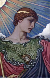 Head Of Minerva — Elihu Vedder
