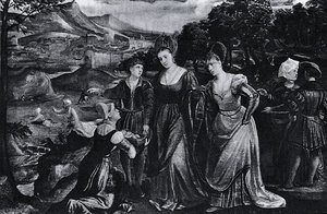 The Finding Of Moses. — Polidoro Da Lanciano