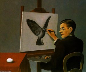 Perspicacity — René Magritte, Surrealist Painting