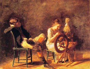 The Courtship — Tomas Ikins, American Realism