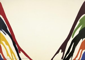 Delta Kappa — Morris Louis, Color Field Painting