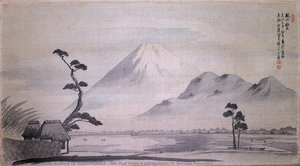 Mt. Fuji From Kashiwabara In Suruga Province — Andō Kichirō Or Katsusaburō