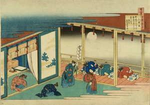 Sanjoin — Katsushika Hokusai