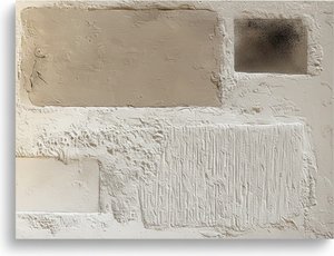 Fragmented Monolith: A Meditative Study In Eroded Textures And Timeless Neutrality — David Moreau