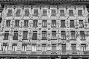 Majolika-haus In Vienna, Austria — Oto Koloman Vajner