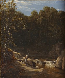 Fishing In A Mountain Stream — Санфорд Роббинс Гёрфорд