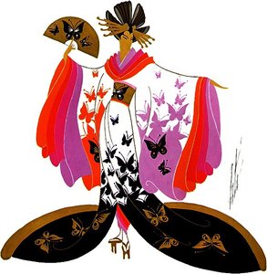 Madame Butterfly, Heroines — Erté