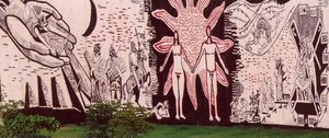 Man and woman in harmony with the universe