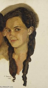 Double Portrait Of V. Budanova-uspenskaya — Konstantin Andreevic Somov