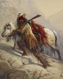 The Scalp-lock — Альфред Якоб Миллер