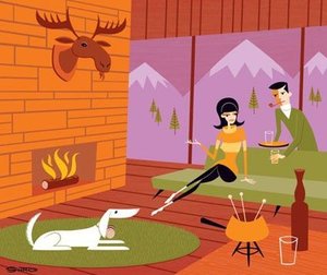 Fondue Set — Josh Agle (shag)