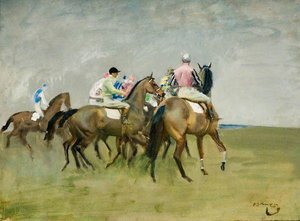 Study For 'the Start' — Sir Alfred James Munnings