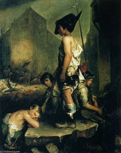 Auguste Jeanron Les Petits Patriotes Small Patriots — Honoré Daumier
