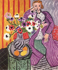 Purple Robe And Anemones — Henri Matisse