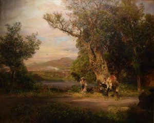 At Lake Nemi — Оswald Аченбах