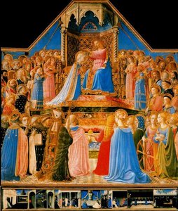 Pala Des Louvre. Krönung Der Jungfrau — Fra Angelico