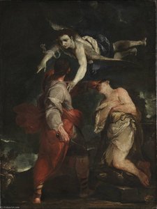 English The Sacrifice Of Abraham — Giuseppe Maria Crespi
