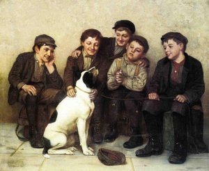 In Good Hands — John George Brown