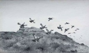 Grouse Rising — George Edward Lodge