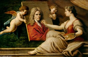 Self Portrait In An Allegory Of The Arts