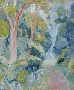 Woodland Landscape In Summer — Sir William George Gillies, Impressionism