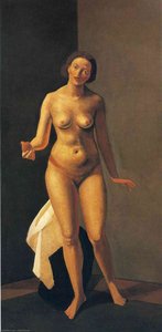 Female Nude Holding Apple — André Derain