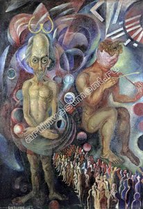 Father Time — David Davidovich Burliuk