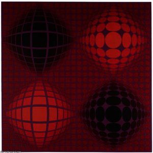 Vb - Vb Rot — Victor Vasarely
