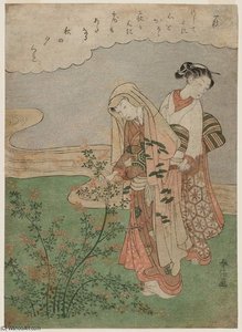 Bush Clover (hagi) — Suzuki Harunobu