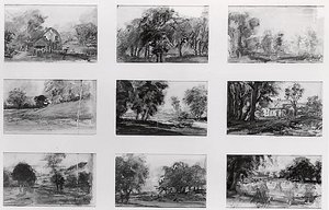 Page From A Sketch Book, (painting) — George Innes