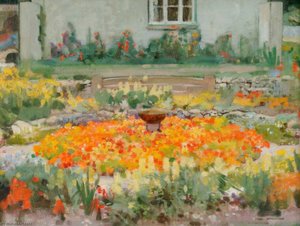 Garden at Lane End, Itchen Stoke