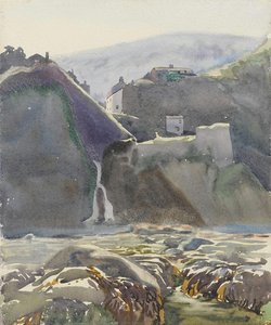 The Cabin From The Shore, Low Tide — Judith Agnes Maud Ackland