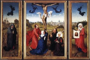 Crucifixion Triptych — Goswijn Van Der Weyden