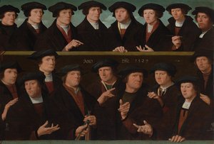 A Group of Guardsmen, 1529, Dirck Jacobsz, 1529