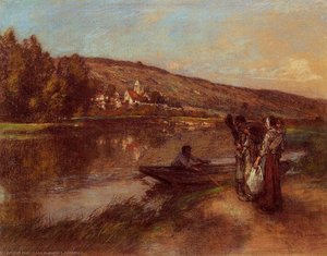 Le Passeur — Léon Augustin L'hermitte