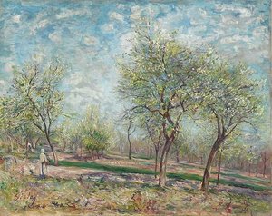 Apple Trees In Bloom — Alfred Sisley