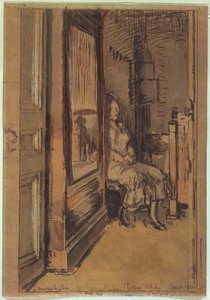 Study For `the Wardrobe' — Walter Richard Sickert