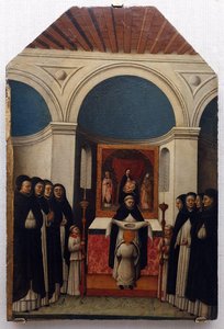 The Saint's Investiture Upon His Entry Into The Dominican Order — Бартоломео Виварини