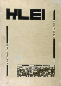 Cover Design For Magazine ''klei'' — Theo Van Doesburg