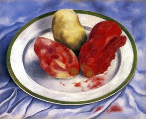 Tunas (still Life Mit Prickelapfel) — Frida Kahlo