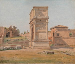 The Arch Of Titus In Rome — Constantin Hansen