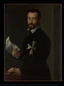 Portrait of a Knight of Malta, Probably Fra Jacopo Salviati