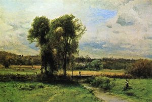 Landscape With Figures — George Innes