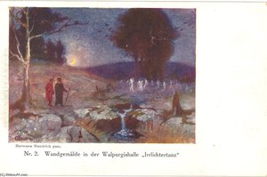 Wandgemälde In Der Walpurgishalle — Hermann Hendrich