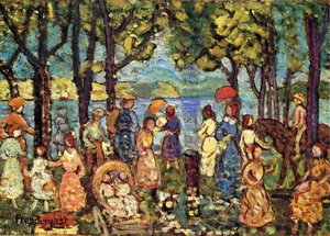 Summer, New England — Maurice Brazil Prendergast, Post-impressionism