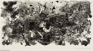 Ancient Fortress, Peru — Louis Lozowick