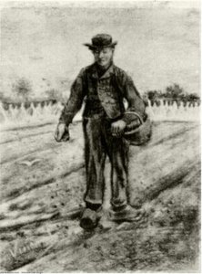 Sower With Basket — Vincent Willem Van Gogh